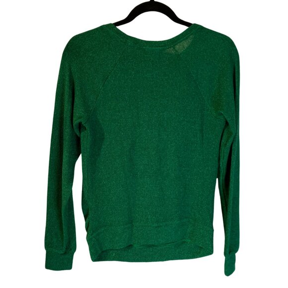Disney Parks Women's Christmas Goofy Top Size S Green Holiday Lightweight Knit - Picture 3 of 6